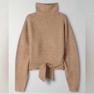 Aritzia Wilfred Lorin Sweater (Soft Camel)